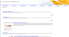 Desktop Screenshot of osas-info.nl